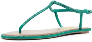 miss left Women Rhinestone T-Strap Thong Sandals Open Clip Toe Flip Flops Glitter Buckle Up Flats Summer Beach Holiday Dressy Shoes Size 4-16 US