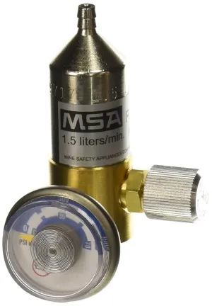 MSA 467896 Model RP Fixed Flow Calibration Regulator for RP Style Calibration Gas Cylinders, Use with Pumped Instruments, Accurate, Cost-Efficient, Easy-to-Use