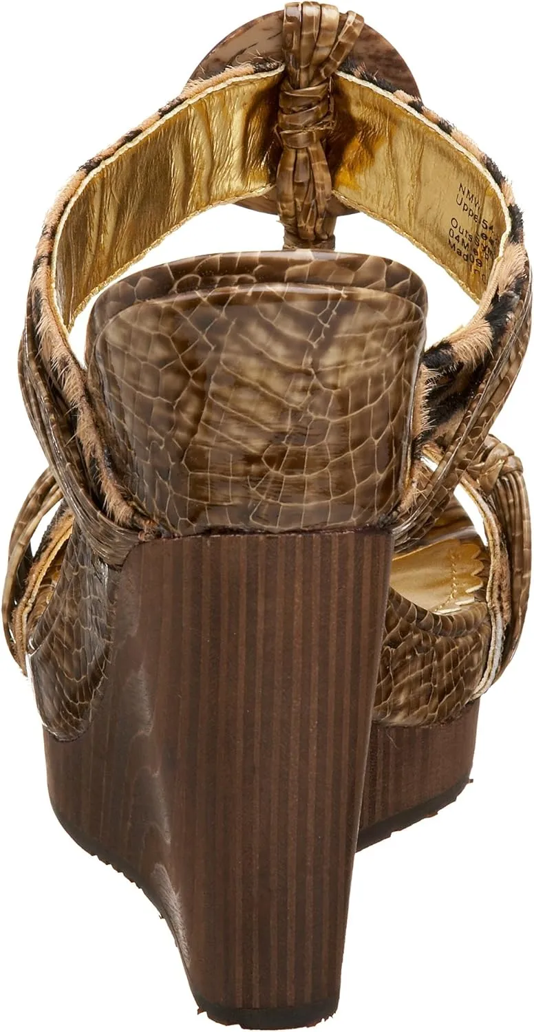 Naughty Monkey Women's Wood Chuck 2 Wedge Sandal