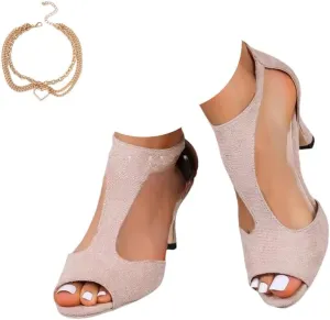 Nevriz Orthopedic High Heels, Orthopedic Leather High Heels Nevriz, Amelia Willow Orthopedic Heels, 2024 Open Toe Pump Heel Sandals Dressy Casual Orthotic, Beach Boho Sandals Outdoor Shoes