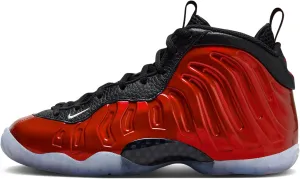 Nike Little Posite One Big Kids' Shoes (FJ1258-600, Varsity Red/Black/White) Size 4