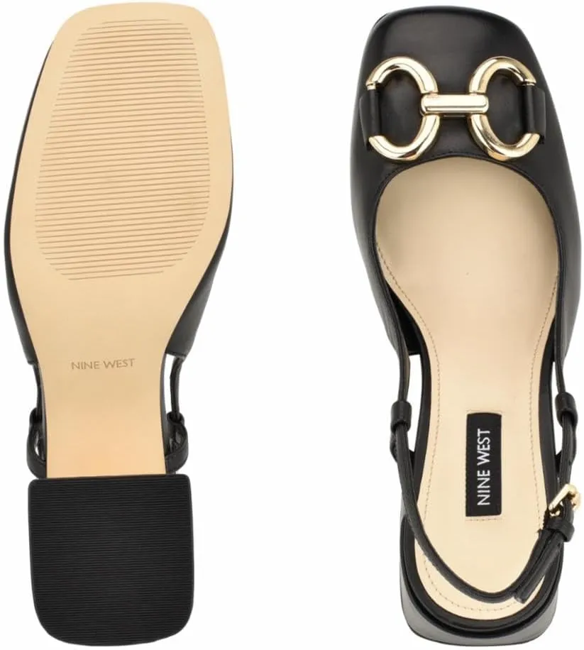 Nine West Women's Cast Block Heel Slingback Pump