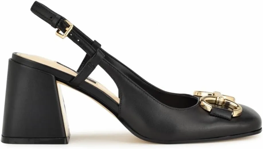 Nine West Women's Cast Block Heel Slingback Pump