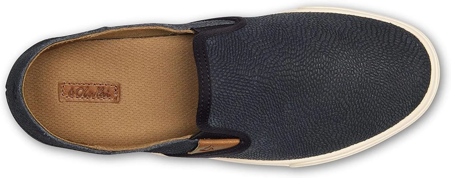 OLUKAI Pehuea Leather Women's Sneaker, Full-Grain Leather with Microfiber Liners, All-Day Comfort, Causal Drop-in-Heel Style