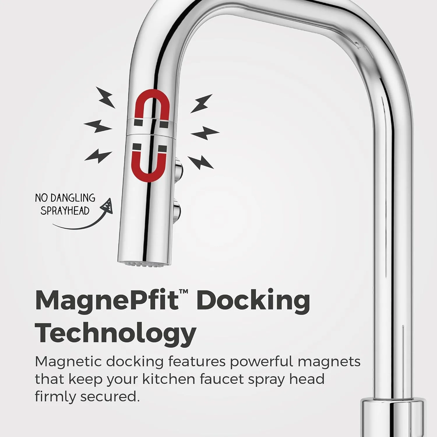 Pfister Zanna Kitchen Faucet with Pull Down Sprayer and Soap Dispenser, Single Handle, High Arc, Polished Chrome Finish, F5297ZNRC
