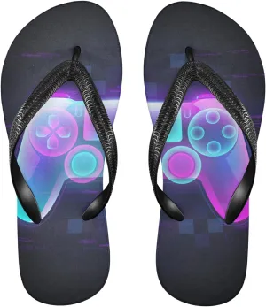 Poeticcity Flip Sandal Men Women Flip Flops for Hotel Spa Home Slippers Bedroom Travel S-XXL