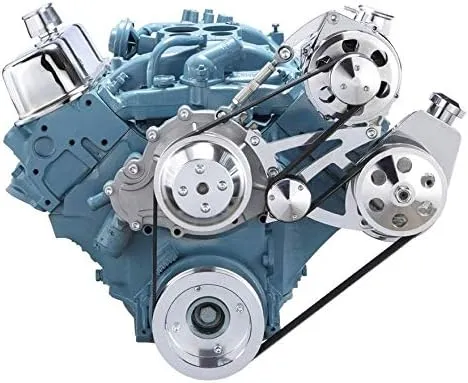 Pontiac Serpentine Conversion Kit - Power Steering and Alternator
