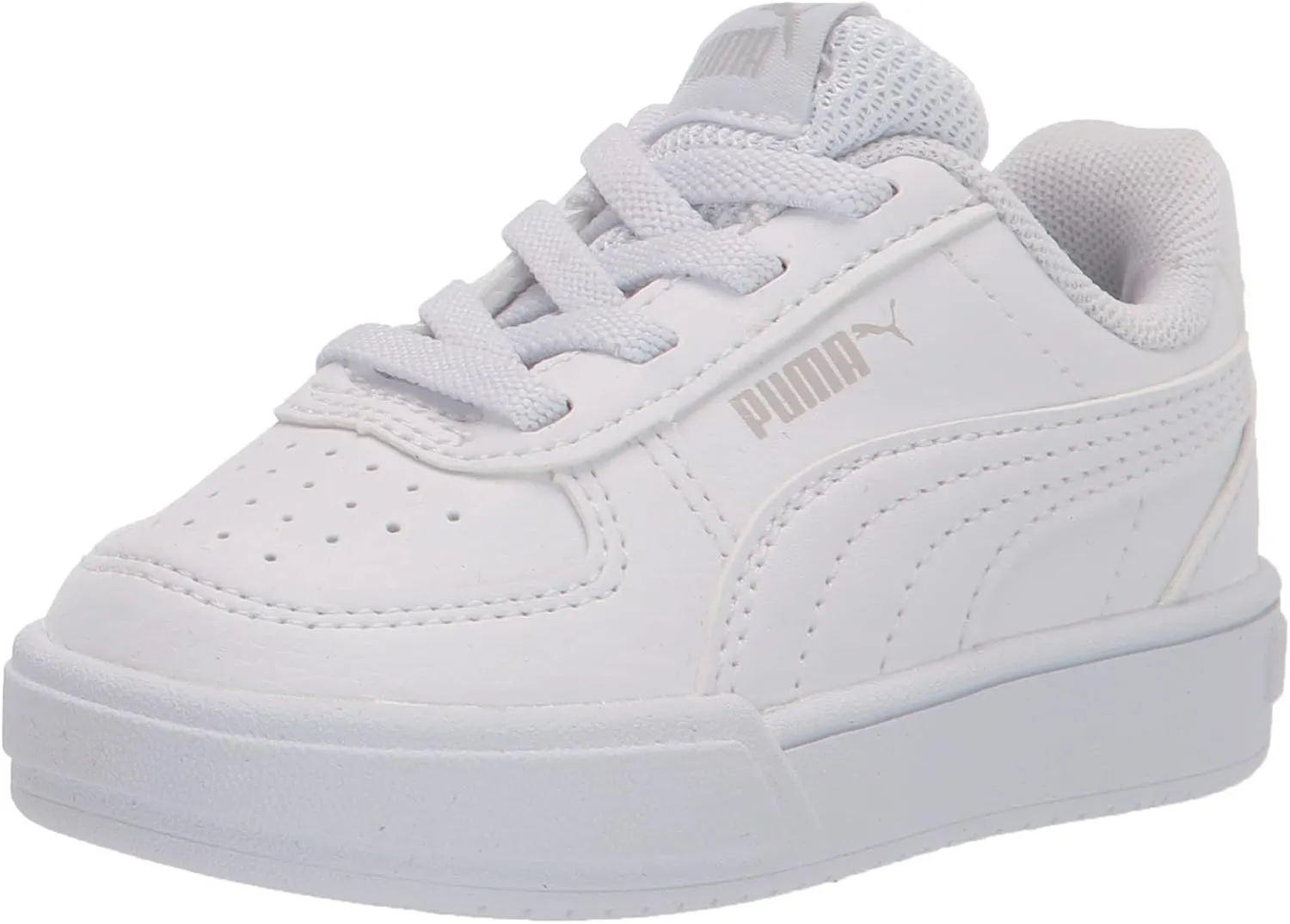 Puma Kids Caven Slip On Sneaker, White White-Gray Violet, 9 US Unisex Toddler