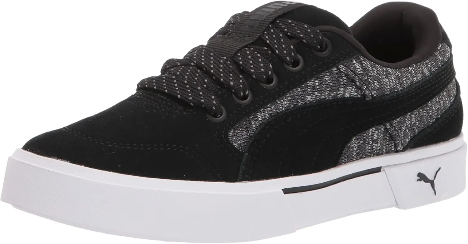 Puma Unisex C-Rey Winterwear Sneaker, Black-CASTLEROC, 12 US Men