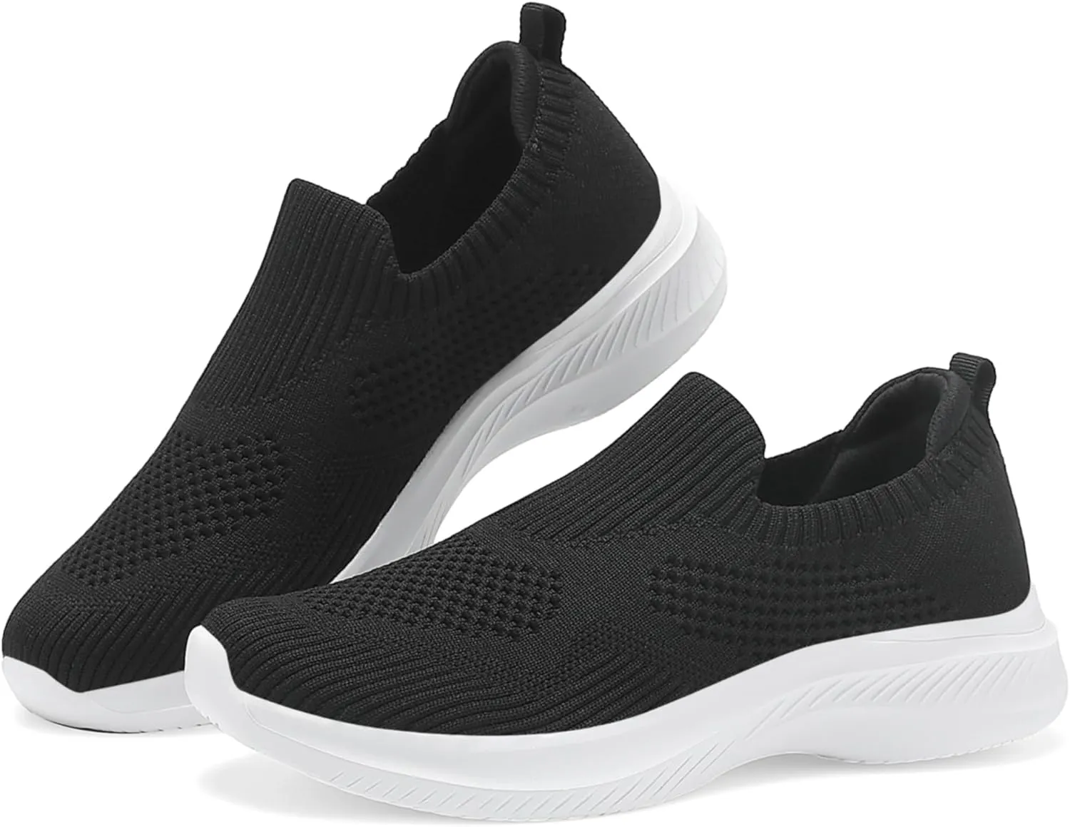 Santiro Slip On Shoes Women Tennis Shoes Comfort Lightweight Walking Sneakers