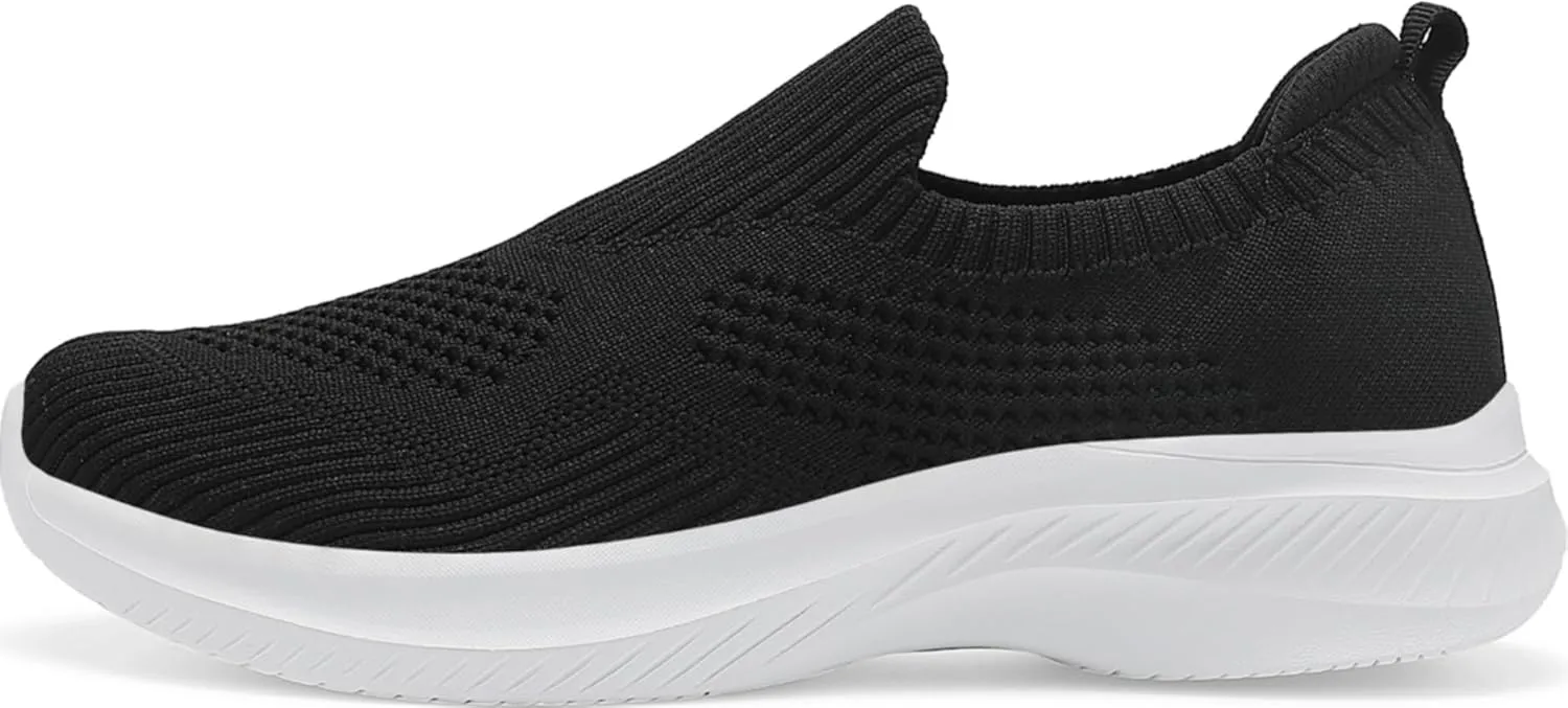 Santiro Slip On Shoes Women Tennis Shoes Comfort Lightweight Walking Sneakers