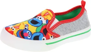 Sesame Street Elmo Shoes,Slip On Sneaker Toddler,Indoor Outdoor Bottom,Toddler Size 5 to 10