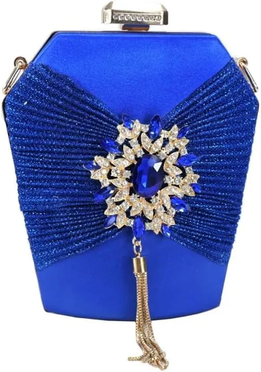 Shimmering Crystal Bridal Pumps Purse African Designer Wedding Accessories