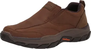 Skechers Men's Respected-Lowry Slip On Sneaker, Desert, Size 8.5