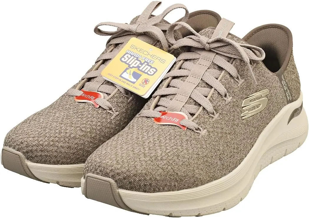 Skechers Men's Slip-ins: Arch Fit 2.0-Look Ahead Knit Lace Up Slip On Sneakers