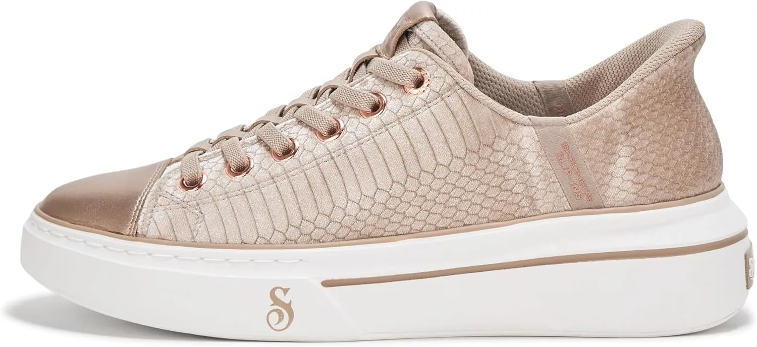 Skechers Women's One-Velvet Snoop Hands Free Slip-ins Sneaker