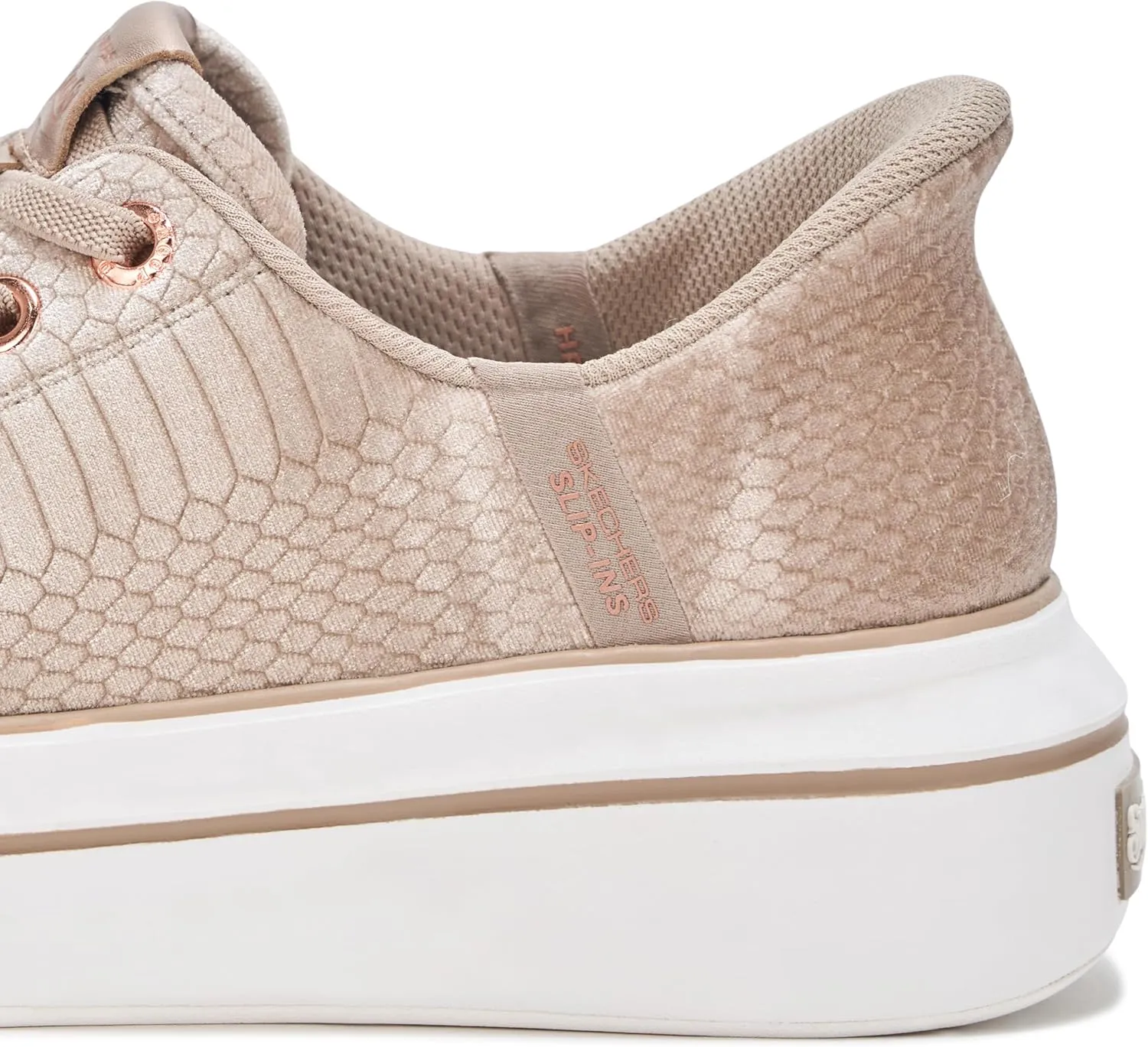 Skechers Women's One-Velvet Snoop Hands Free Slip-ins Sneaker
