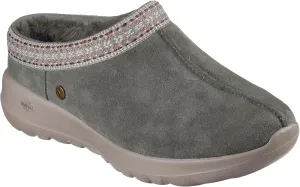 Skechers Women's Onthego Joy Suede Mule W Artisanal Detail