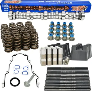 Sloppy Mechanics Stage 2 Camshaft the Kit Includes PAC Springs, Seals, Install Gaskets, Pushrods, Delphi Lifters and Trays 4.8 5.3 5.7 6.0 6.2 LS LS1 LS2 LQ4 LQ9 Elgin 1840-P