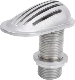 Stainless Steel 316 Marine Boat Intake Strainer Thru Hull Water Pickup Filter Scoop Durable Corrosion Resistant Raw Water Intake for Yacht Kayak Marine Boat Silver 1Pcs