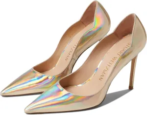 Stuart Weitzman Stuart 100 Scallop Pump Platino 1 7 B