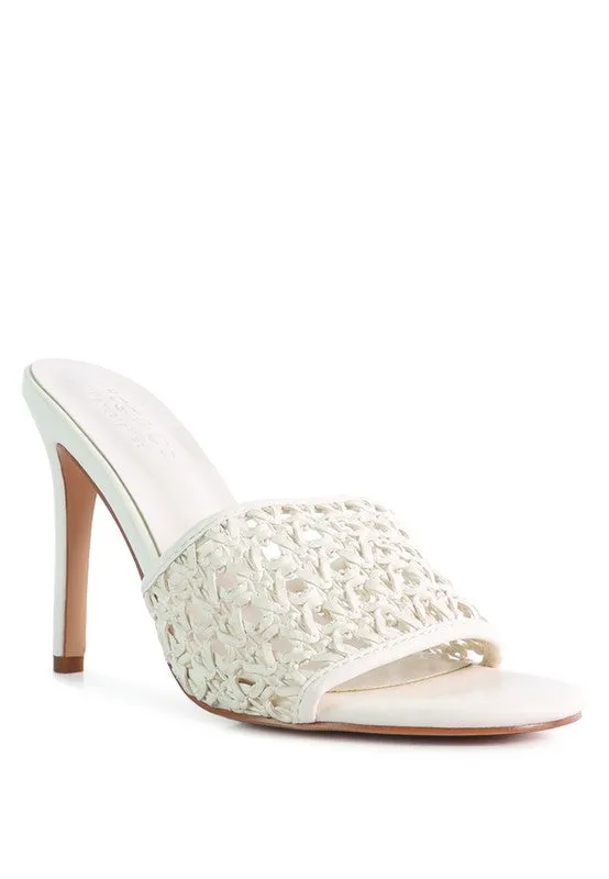 Tease- Woven Mule Sandals