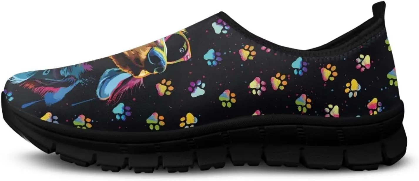 Tennis Sneakers Flats Walking Loafer Work Sneaker Wide Width Business Office Shoes for Women Men