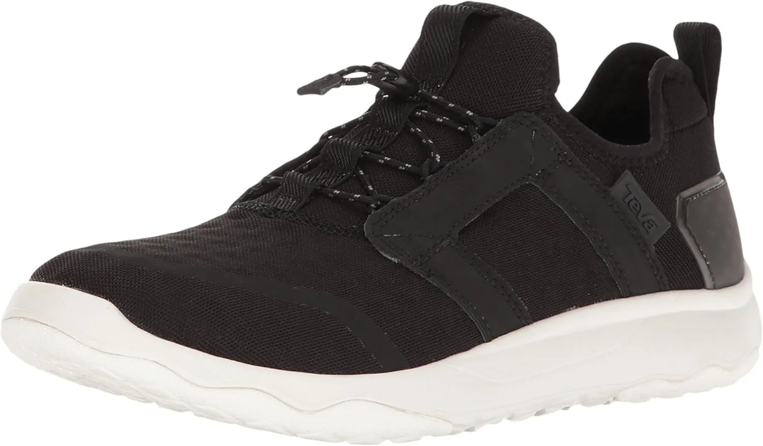 Teva Women's Arrowood Swift Lace Hiking Shoe, Black/White, 6 Medium US