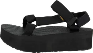 Teva Women's Flatform Sandal, Black, 12