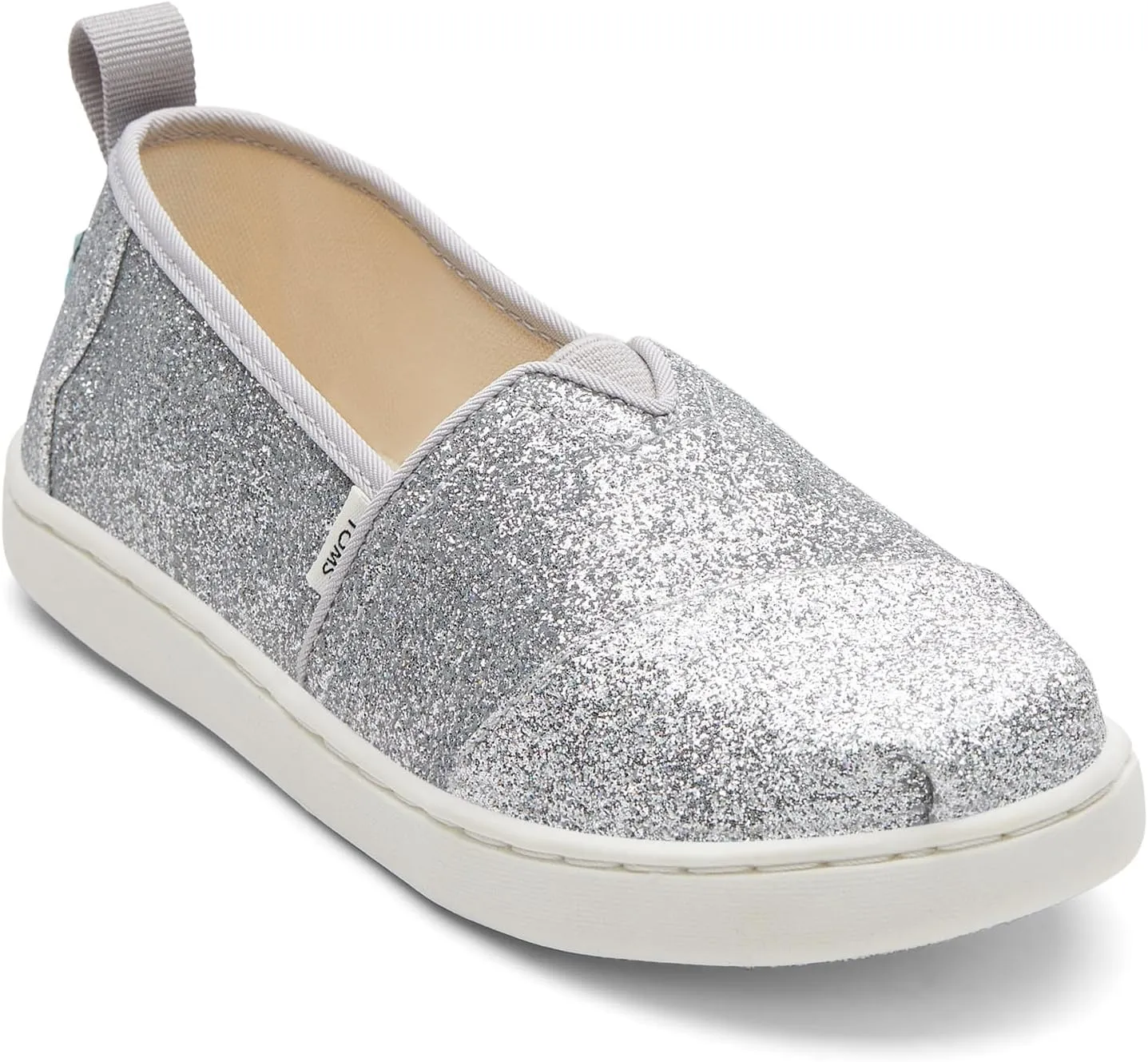 TOMS Unisex-Child Alpargata Ruffle Slip on Flats (Little Big Kid) Sneaker