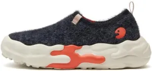 UIN Women's Plush Walking Shoes Chunky Slip On Lightweight Art Travel Fashion Sneaker Toledo Series