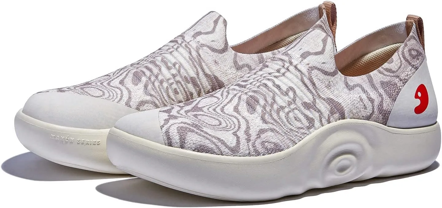 UIN Women's Slip On Walking Shoes Art Travel Lightweight Comfort Fashion Sneaker Mahon Series