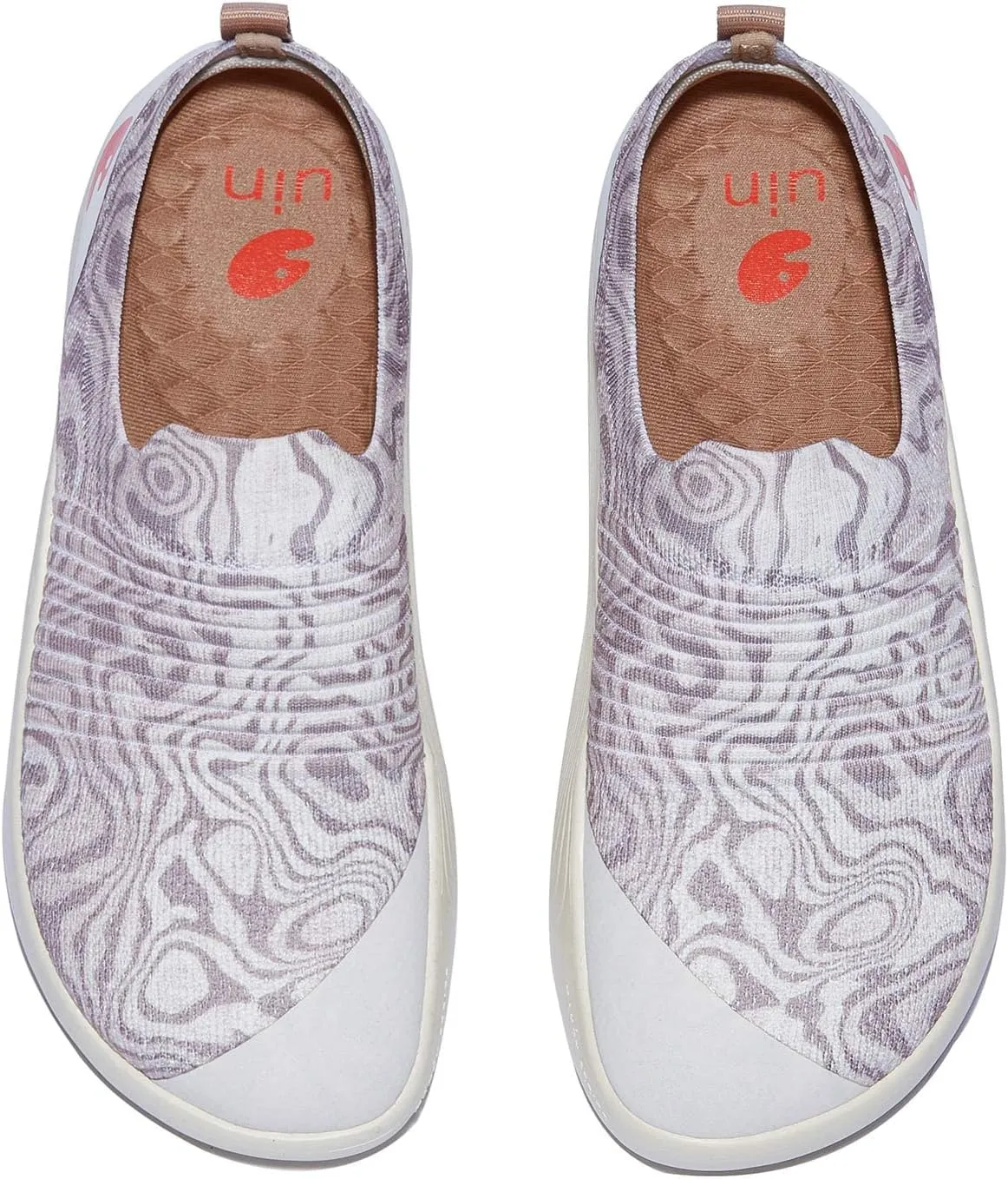 UIN Women's Slip On Walking Shoes Art Travel Lightweight Comfort Fashion Sneaker Mahon Series