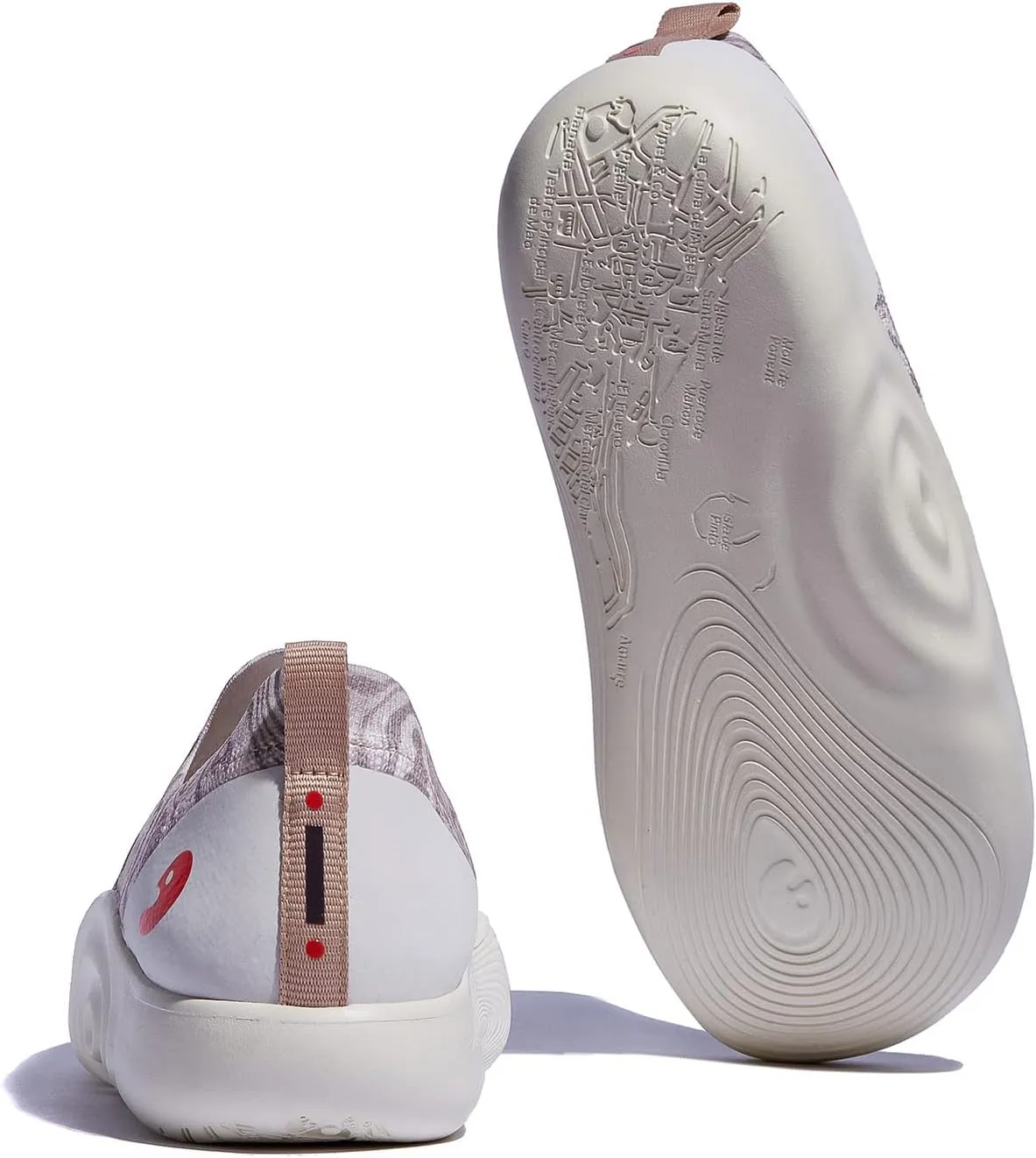 UIN Women's Slip On Walking Shoes Art Travel Lightweight Comfort Fashion Sneaker Mahon Series