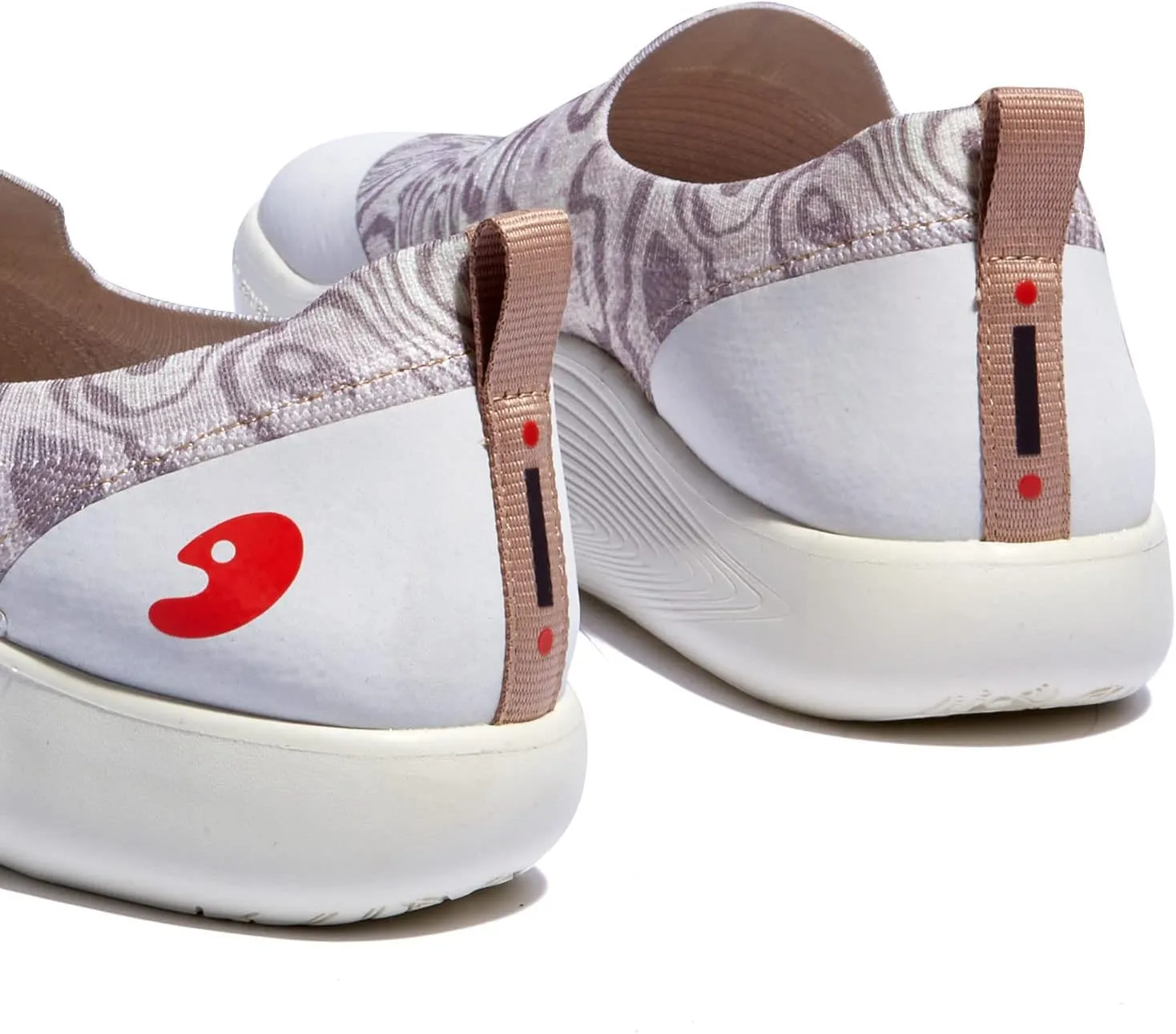 UIN Women's Slip On Walking Shoes Art Travel Lightweight Comfort Fashion Sneaker Mahon Series