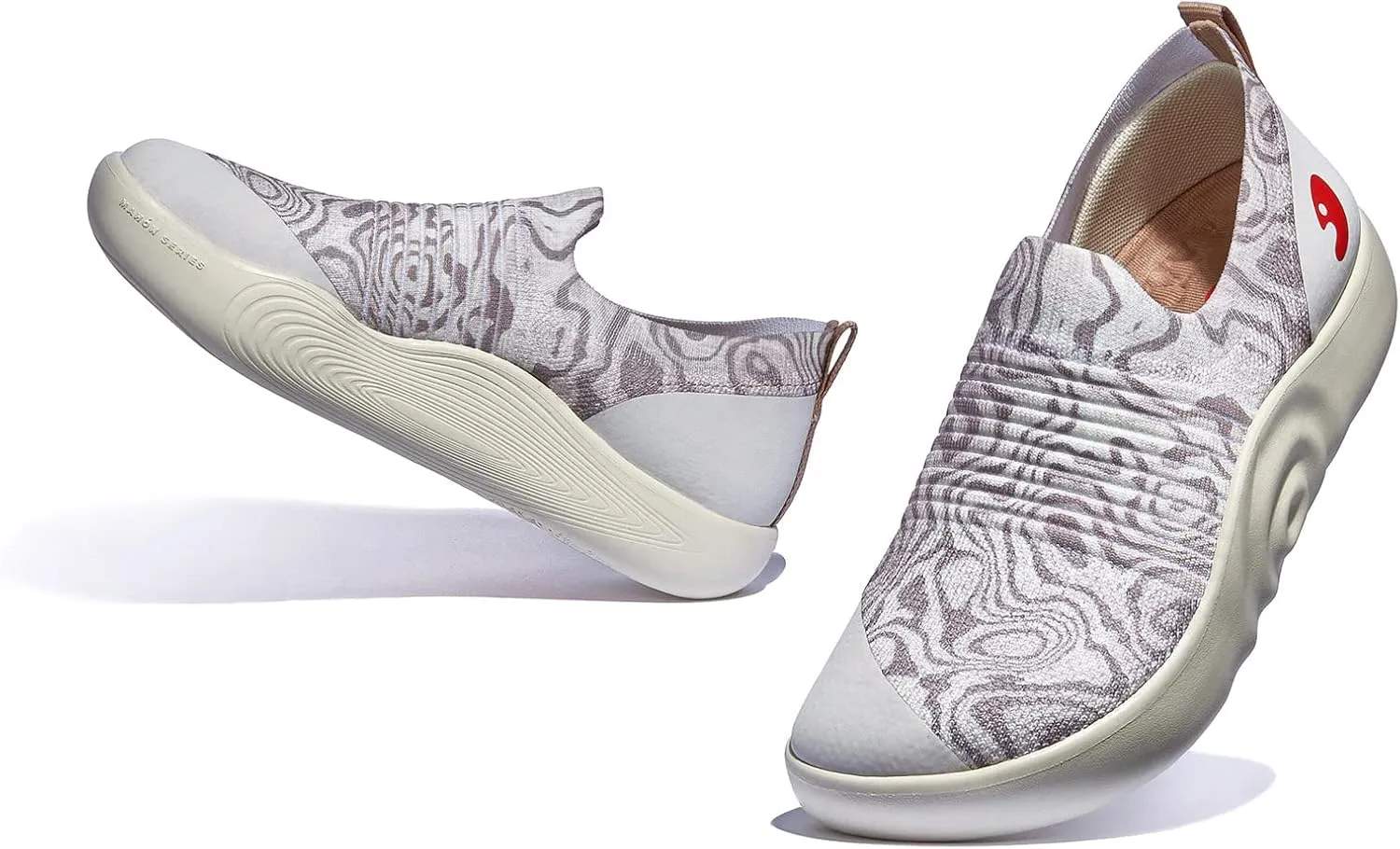 UIN Women's Slip On Walking Shoes Art Travel Lightweight Comfort Fashion Sneaker Mahon Series
