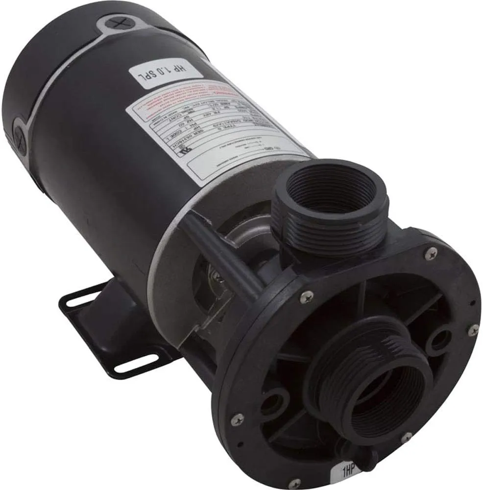 Waterway Plastics 3410410-15 1 hp 115V 1-Speed Spa Pump 1 2" Center Discharge
