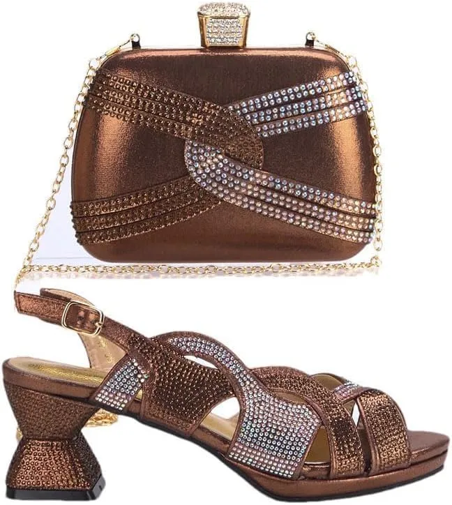 Wedding Pumps Purse Italian Designer Ladies Luxury Party Shoes