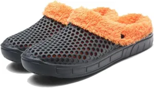 Women's Lined Clog Breathable Mesh Lining Indoor Outdoor Walking Garden Clogs Winter Slippers