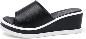 Women's Platform Sandals Casual Fashion Wedge Summer Beach Shoes Comfortable and lightweight slippers for women