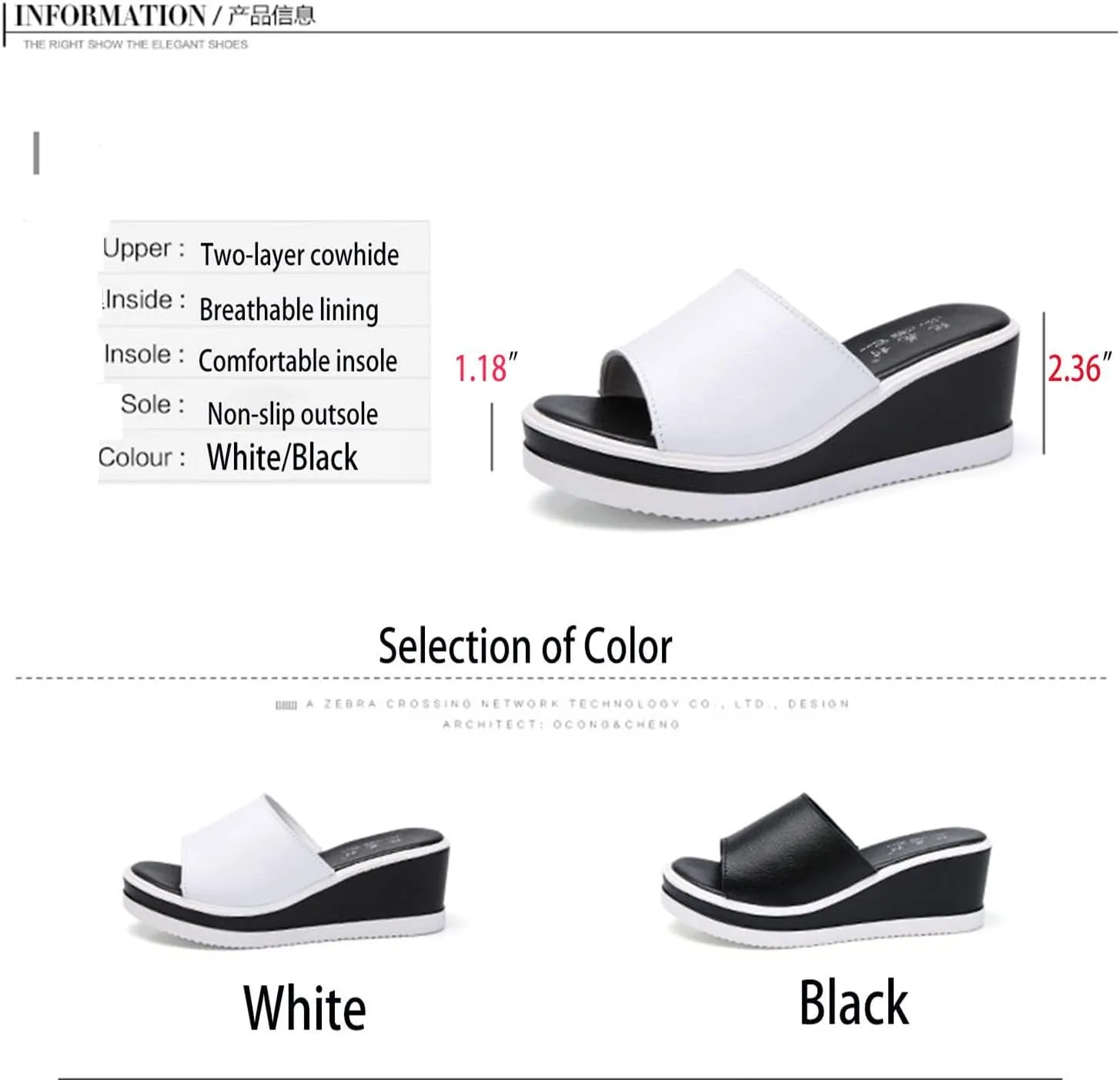 Women's Platform Sandals Casual Fashion Wedge Summer Beach Shoes Comfortable and lightweight slippers for women