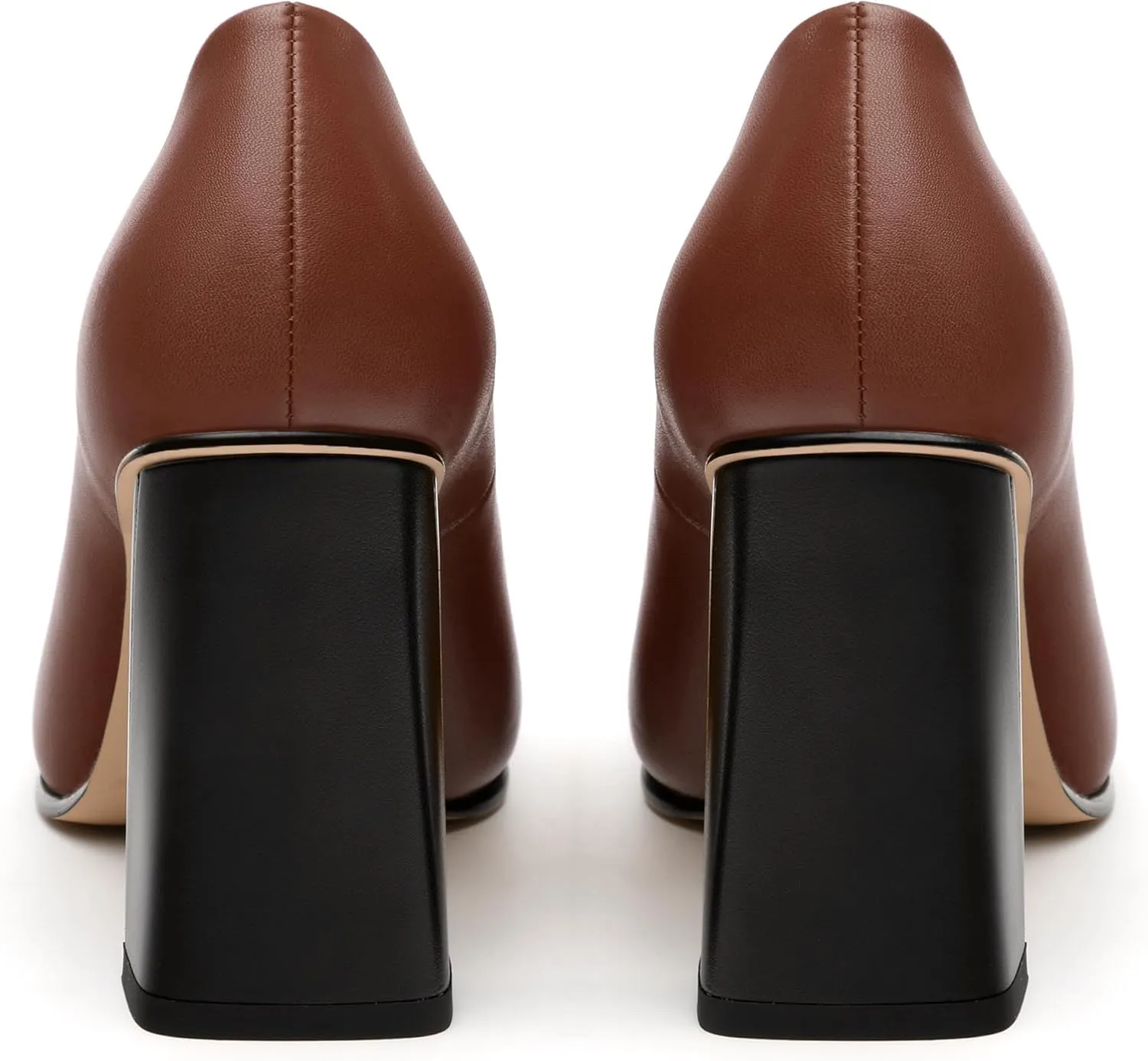 Womens Pumps, Pointed Closed Toe High Heels, Slip On Fashion Chunky Heel Work Dress Office Wedding Party Shoes