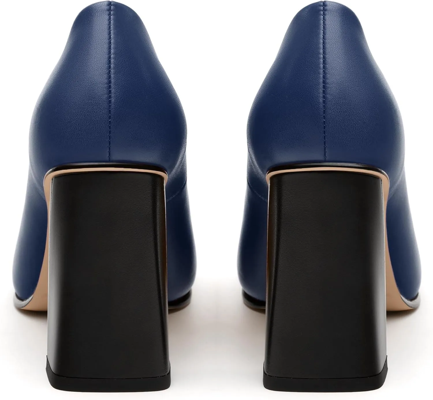 Womens Pumps, Pointed Closed Toe High Heels, Slip On Fashion Chunky Heel Work Dress Office Wedding Party Shoes