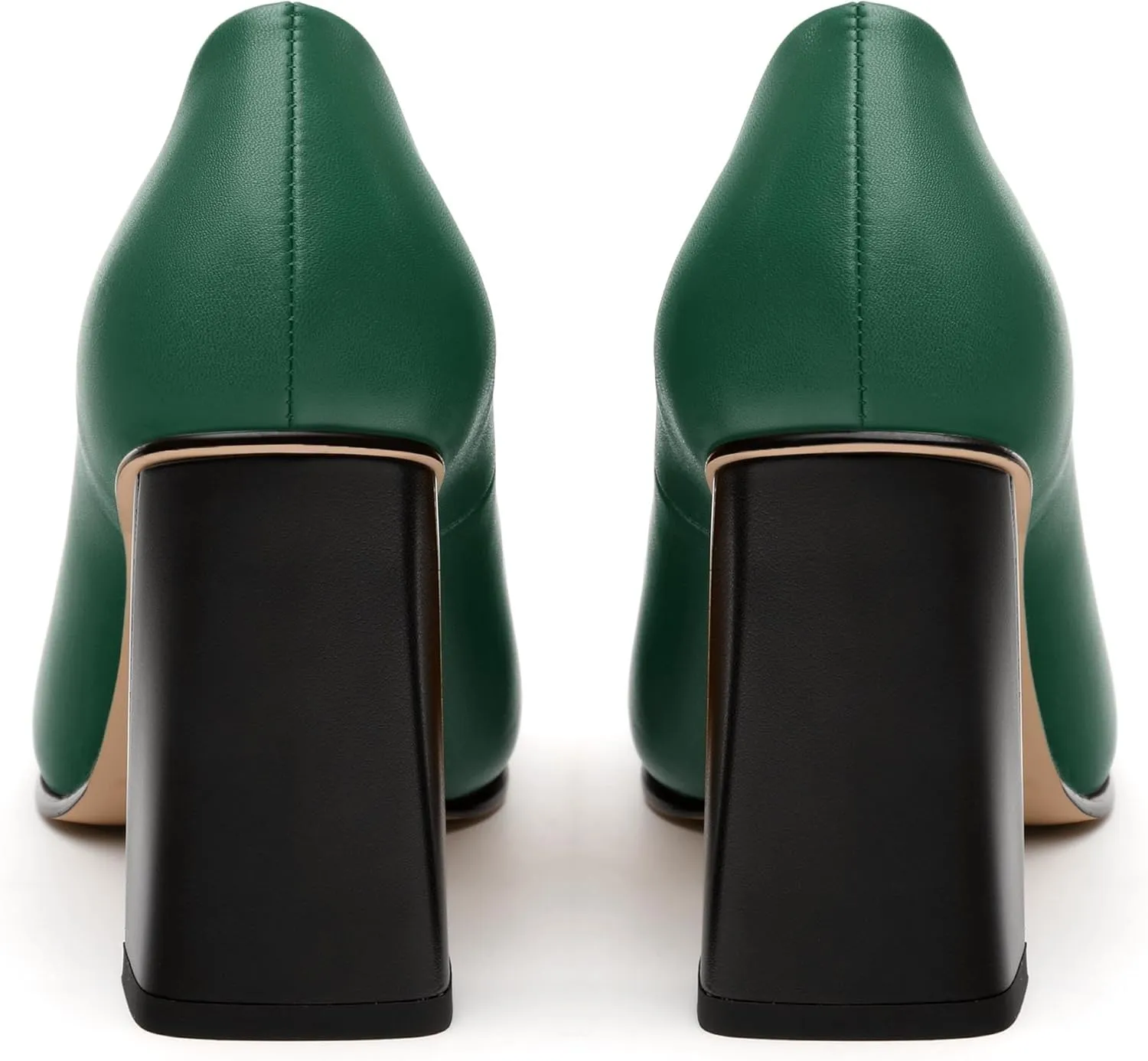 Womens Pumps, Pointed Closed Toe High Heels, Slip On Fashion Chunky Heel Work Dress Office Wedding Party Shoes