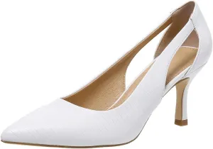 Women's Pumps Pointed Toe Pump Shoes Kitten Heel Comfort Cut Out Dress Shoes for Office Wedding Party Dressy Casual, US Size 5-11