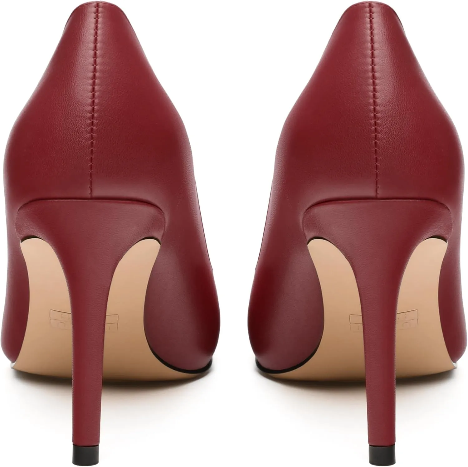 Women's Pumps, Pointed Toe Stiletto High Heels, Slip On Fashion Two Toned Patchwork Pump for Women