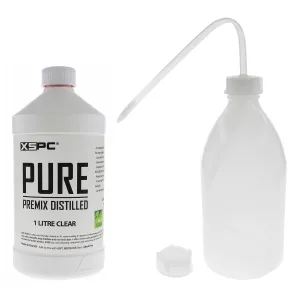 XSPC Pure Premix Distilled PC Coolant (1000mL) and Filling Bottle Bundle, Clear